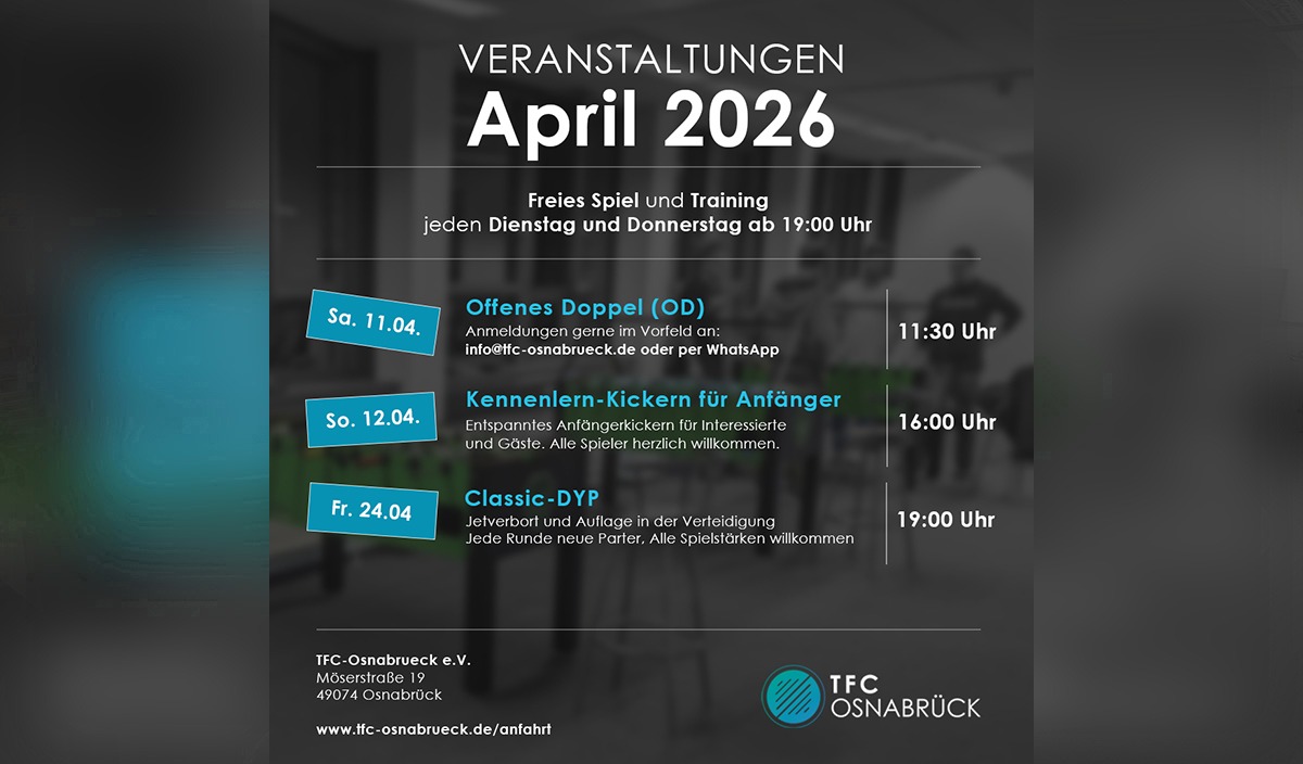 TFC Osnabrück Programm Januar